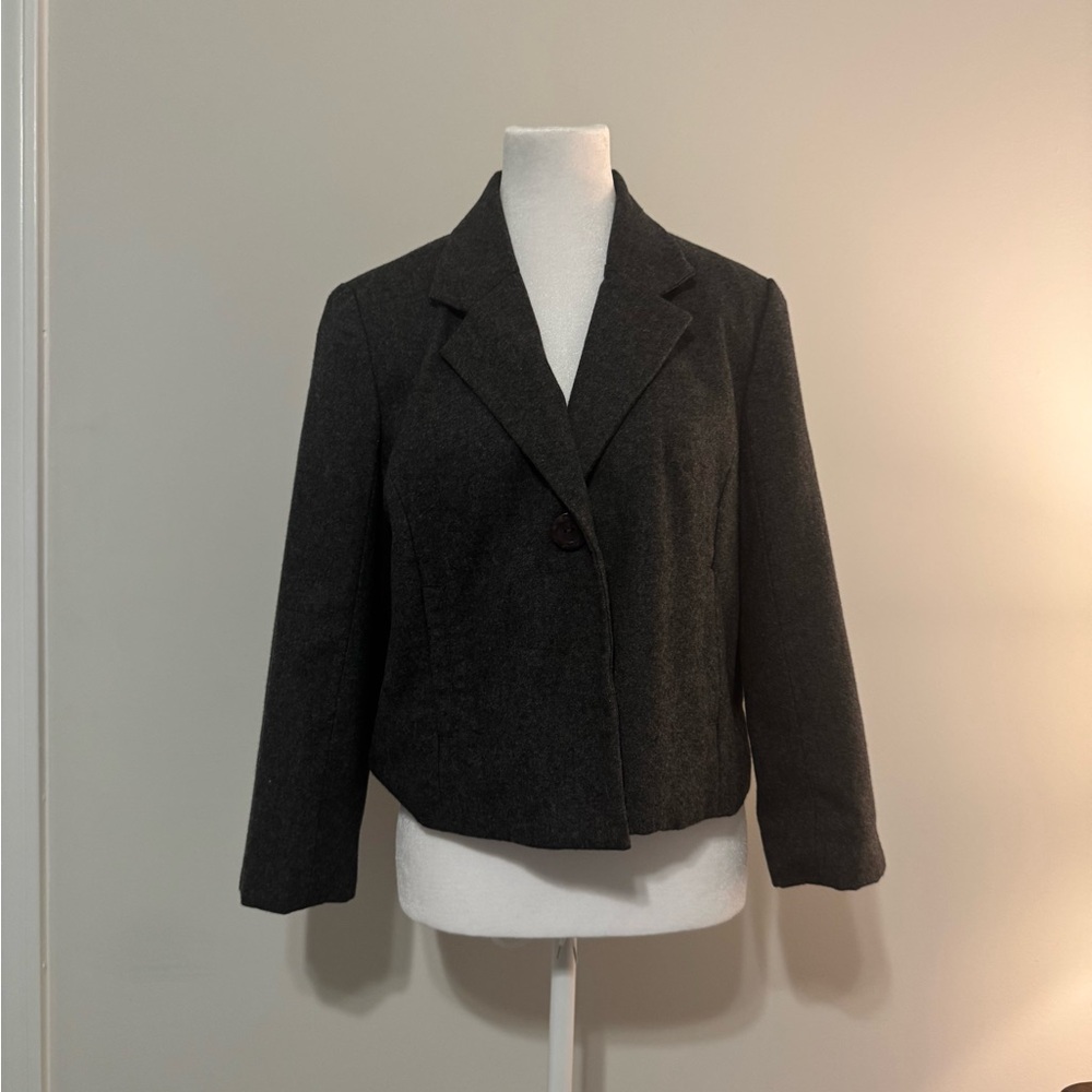Merona Charcoal Wool Women's Blazer